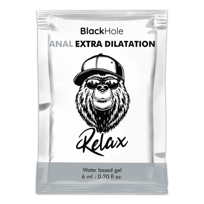 BLACK HOLE - GEL À BASE D'EAU EXTRA DILATATION 6 ML DOSE UNIQUE