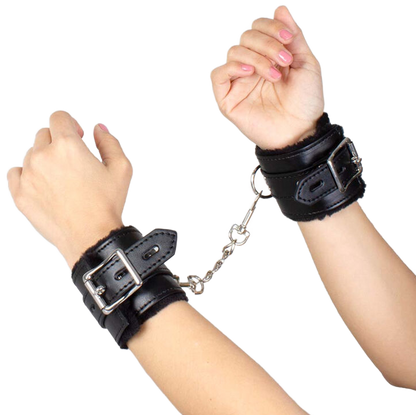 SECRETPLAY - MENOTTES DE BONDAGE NOIRES COLLECTION BDSM