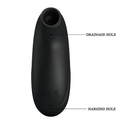 PRETTY LOVE - MASSEUR À ASPIRATION RECHARGEABLE DE LUXE NOIR
