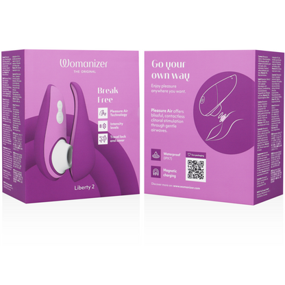 WOMANIZER - LIBERTY 2 STIMULATEUR DE CLITORIS ET ASPIRATION VERT CLAIR