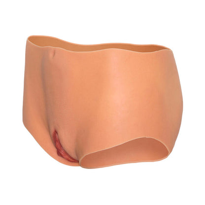 DÉSIR CACHÉ - ALTER EGO VAGIN ET FESSES OUVERTS CULOTTE TAILLE MOYENNE CHAIR