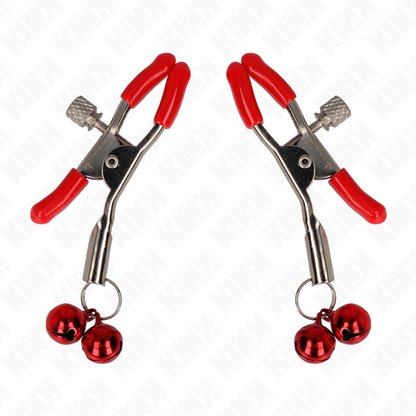 KINK - PINCE À METON DOUBLE CLOCHE ROUGE ROUGE 6 CM