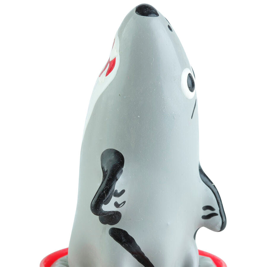 CONDOMERIE - PRÉSERVATIFS FANTAISIE PEINTS À LA MAIN MODÈLE REQUIN 1