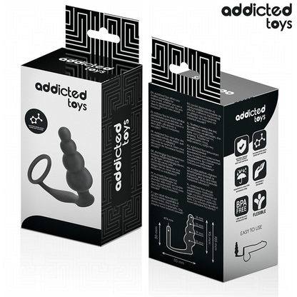 ADDICTED TOYS - PLUG ANAL AVEC ANNEAU MODÈLE 5