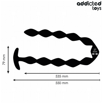ADDICTED TOYS - PLUG ANAL EXTRA LONG
