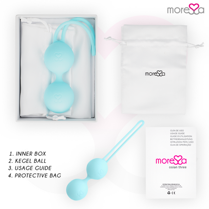 MORESSA - OSIAN TROIS SILICONE TURQUOISE PREMIUM