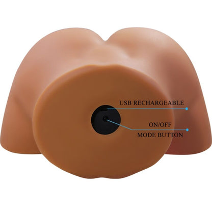 CRAZY BULL - GERIANN VIBRATEUR ET SUÇON FÉMININ RÉALISTE AVEC SON 5,5 KG