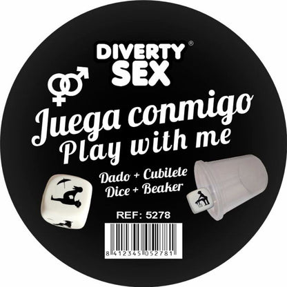 DIABLO PICANTE - DÉ DUR BLANC AVEC POSITIONS ET CUBE