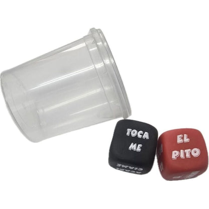 DIABLO PICANTE - JEU DE DÉS VERBE + PARTIE DU CORPS AVEC COUPE