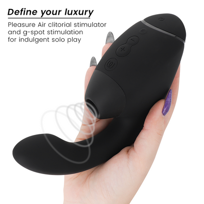 WOMANIZER - DUO NEXT STIMULATEUR CLITORIAL ET DE POINT G DOUBLE NOIR